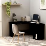 Bureau d'angle en L Noir à 92,02€