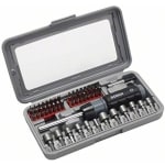 Destornillador Bosch - Set de 46 unidades. Caja accesorios con tornillos hexagonales y puntas de atornillar por 18,96€