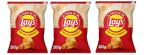 3 Bolsas de Patatas fritas al punto de sal Lay's bolsa 265 g por 4.38€