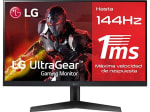 Monitor gaming LG 24GN60R-B, 23,8", Full-HD, 1 ms, 144Hz por 113,05€