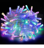 Cadena de luces 5m 50 led batería exterior con temporizador 6 horas CNMTCCO Multicolor por solo 2,99€