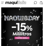 -15% de Descuento en Mililitros en Maquillalia.