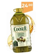Coosur aceite de oliva virgen extra garrafa 5 l por 24€