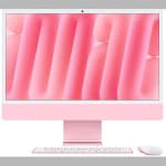 PC Fixe Apple iMac 24" 4.5K Retina (MD2U4FN/A) - Puce M4, 24 Go Ram, 512 Go SSD, CPU 10 coeurs/GPU 10 coeurs, Rose à 1679,05€