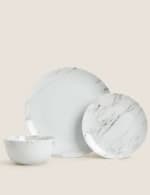12 Piece Marble Dinner Set for £23 plus Free Delivery at Marks&Spencer