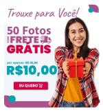 Revelação de 50 fotos em tamanho 10x15 | com frete grátis - R$ 10