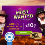 €10 Korting op een abonnement bij Simpel