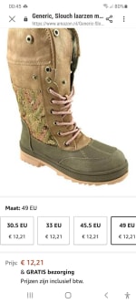 Meisjes, platte winter laarzen voor €12,21