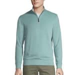 Men's Brushed Rib Heather Half Zip Jumper for £6.75 at Lands' End