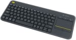 Logitech K400 Plus Teclado Inalámbrico Táctil para TV con Control Multimedia y Touchpad por 22,99€