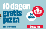 2de pizza gratis bij Dominos