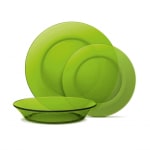 Vajilla Vidrio Templado DURALEX Lys 12 pzas color Verde o Ámbar por 17,68€
