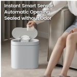 No touch kunststof prullenbak voor €21,99 bij Ochama