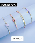 Hasta un -70% de Descuento en Pulseras.