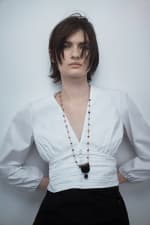 Blusa popelin blanca de zara web por 15,99€