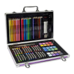 Luxe Metalen Kleurkoffer, 79dlg. voor €10 bij Lobbes