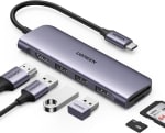 UGREEN USB C Hub 6 in 1 4K HDMI SD TF Card Reader 3 USB 3.0 ports voor €23,99 bij Amazon