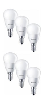 6-Pack Philips LED Lamp 4W E14 voor €9,95