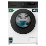 Lavadora de 6 kg de capacidad y 1000 rpm, 12 programas, Clase A, Motor Inverter Plus, Steam Max, Drum Clean, Delay Start y Child Lock. por 249€