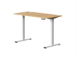 Bureau assis debout électrique FlexiSpot SE - 140 x 60 cm, Blanc à 129,99€