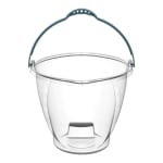 Balde Transparente de 9 Litros - R$ 10,79