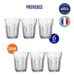 Lot de 6 verres à eau Duralex Provence Transparent à, 19,39€