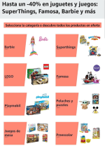 hasta un 40% de descuento en juguetes Amazon