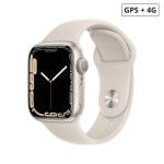Apple Watch Series 7 4G 41mm Witgoud Aluminium Crème Sportband voor €469,95 bij Boltshop