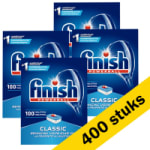 4x Finish Vaatwastabletten Classic Regular 100 stuks voor €29,95