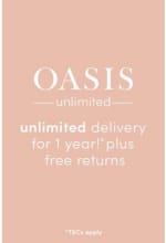 Kortingscode voor gratis verzending van je bestelling bij Oasis