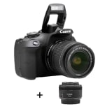 Appareil photo Reflex CANON EOS 2000D + EF-S 18-55 IS II + EF 50mm à 739,96€