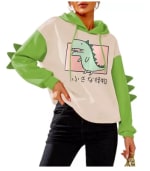 Sudadera Capucha Dinosaurio Versión Coreana por $114 en Mercado Libre