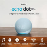 Nuevo Echo Dot 5.ª generación con reloj por 39,99€