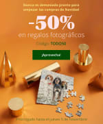 Todo al 50% en Photobox a que esperas!