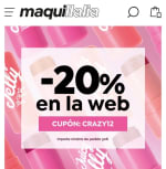 -20% de Descuento en la web de Maquillalia.