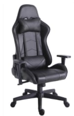 Silla Gamer Just Home Collection negra por $85.990