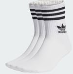 Adidas Originals Mid Crew Socks 3-Pack (White) available for £7.32