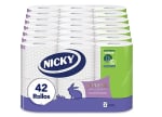 Nicky Supreme Papel Higiénico 42 rollos 3 capas por 21€