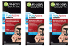 3 Unidades de GARNIER Skin Active PureActive - Mascarilla Negra Peel Off con Carbón y Ácido Salicílico Anti Puntos Negros, Espinillas y Poros de la Nariz, 50 ml por 10.23€