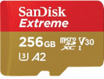 Carte microSDXC SanDisk 256Go Extreme A2 à 17,67€