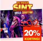 20% korting op tickets voor De Mega Sint Show