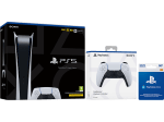 Consola Sony PS5 Digital Edition C, 825 GB, 4K HDR, Blanco + 1 Mando DualSense Extra + Tarjeta 50€ PS Store por 559€