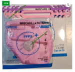 Mascarilla SW FFP2 Color Rosa Plegada sin válvula 1ud con certificado CE por 0.94€ en Farmaferoles