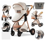 Cochecito de Bebé 3 en 1 + Kit de viaje a 143,18€