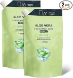 by Amazon Recambio de Jabón para manos, Aloe Vera, 2 x 1000ml por 3,56€