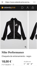 Chaqueta de entrenamiento Nike performance