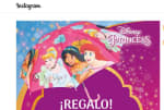 Regalo de 1 paraguas princesas disney si haces un dibujo de tu princesa favorita