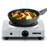 Universal Single Electric Cast Iron Hot Plate Cooker for £13.49 at Geepas