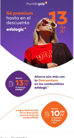 Descuento en Galp de 25 cts/L nuevos luego 13/10 cts/L