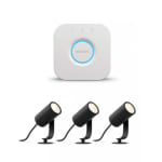 Philips Hue Lily 3 x Starter Kit incl Hue Bridge voor €269,95 bij Tink